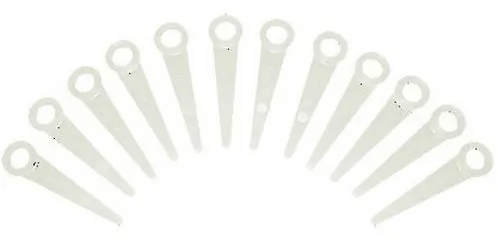 Комплект пластмасових ножів для косильних головок PolyCut (12 штук) 27037 фото