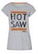 Женская футболка "hot saw" с логотипом размер L 44081 фото
